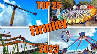 🏆 TOP 25 des meilleures attractions de la Vogue des noix de FIRMINY 2023  100 ATTRACTIONS [upl. by Odlo344]