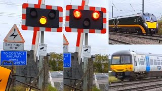 Consecutive Closure at Everton Level Crossing Bedfordshire [upl. by Aiclef]