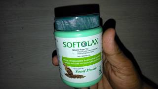 Softolax  Natural Fiber For effective relief from Constipation amp review [upl. by Arayt360]