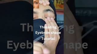 Eyebrows ThreadingEyebrows Threading tutorial for beginnersZainabCosmetics5 [upl. by Carie]