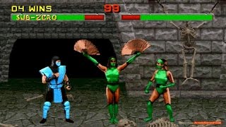 Mortal Kombat 2 arcade Sub Zero 60 FPS Gameplay Playthrough [upl. by Tra]