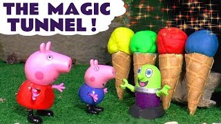 Peppa Pig and the Funlings Magic Tunnel Stop Motion Story [upl. by Root]