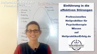 Heilpraktiker Psychotherapie Einführung in die Affektiven Störungen [upl. by Naols]