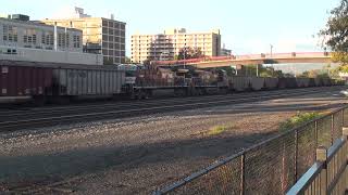 00020 Altoona PA 2023 2 NS DPU Units Pull The Long Empty Coal Drag From The Yard [upl. by Judenberg]