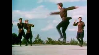 Russian Soldiers Dancing to Moskau English Version [upl. by Duster325]