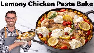 EASY Lemony Chicken Pasta Bake [upl. by Hephzipa409]