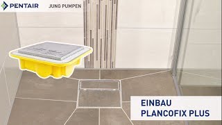 Nachträglicher Einbau einer bodengleichen Dusche im Altbau mit der Bodenablaufpumpe PLANCOFIX PLUS [upl. by Yrgoerg]