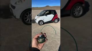 M67 Grenade vs Smart Car 🚗 [upl. by Kimura]