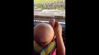 Asheboro high school band practicing pregame Guest conductor Lauren Butler [upl. by Whiney955]