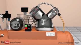 How does an Air Compressor work Compressor Types  Tutorial Pneumatics [upl. by Htnicayh]