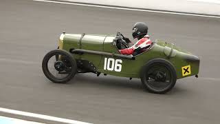 Burghley Trophy for Austin 7s amp Historic Austin 7s Race Mallory Park [upl. by Netsirhk]