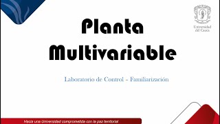 Planta Multivariable parte 1 [upl. by Irek715]