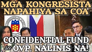 COMMISSION ON AUDIT PINAHIYA ANG KAMARA CONFIDENTIAL FUND NG OVP WALANG ANOMALIYA [upl. by Gus]