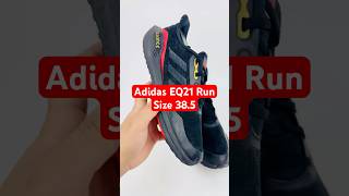 Adidas Womens EQ21 Run Black Shoes Size 385  GV9937 adidas eq21 prelovedtreasures usedshoes [upl. by Leahcimal]