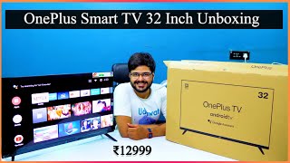 OnePlus Y Series 32 Inch LED Smart Android TV Unboxing2020 Model quotबेहतरीन कलर्सquotAmazing Colours [upl. by Annaerdna]