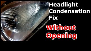 Car headlight condensation easy fix  DIY leakage test and fix  Car Headlight Fog Fix [upl. by Celina]