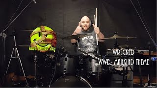 WWE  Mankind Theme song Drum cover [upl. by Hoj914]