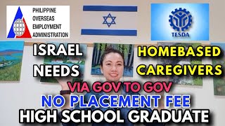 HOW TO APPLY CAREGIVER IN ISRAEL 2021 STEP BY STEP with NO PLACEMENT FEE HIGH SCHOOL GRADUATE [upl. by Eudo]