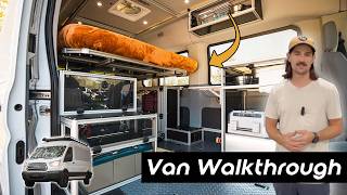 Custom built camper van conversion by Nomad RVS in Toms River New Jersey This van is built on MercedesBenz sprinter 2500 series chassis with the fourcylinder twin turbo diesel enginenomadrvs vanlife campervan camping [upl. by Maclay151]