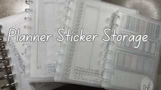 PlannerKate Sticker Storage amp Sticker Collection [upl. by Oicnerolf]