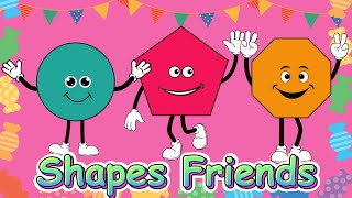 Shapes Friends For Kids [upl. by Enelyw]