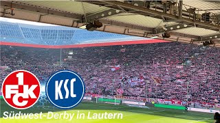 1FC Kaiserslautern vs Karlsruher SC  FCK Ultras im Innenraum nach 04 Derbyblamage [upl. by Akinirt178]