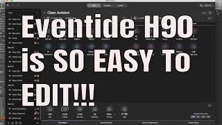 Eventide H90 Editor quick look [upl. by Carolus]