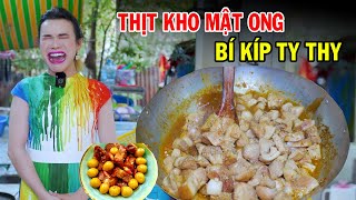 Ty Thy chia sẻ bí kíp nấu thịt kho mật ong siêu đỉnh  Ty Thy Vlog Gỏi đu đủ [upl. by Stutsman]