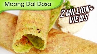 Moong Dal Dosa  Easy To Make Dosa Recipe  Popular South Indian Breakfast Recipe By Ruchi Bharani [upl. by Ivonne875]