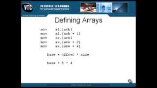 Assembly Language Training Part 8 1 of 6  Aggregates Defining Arrays [upl. by Gone635]