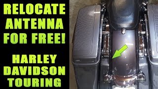 How To Relocate Your Harley Davidson Antenna FOR FREE [upl. by Leveridge]