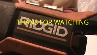 RIDGID TOOL REPAIR HOW EASY IS IT [upl. by Yerocal440]