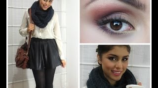 Mi look de Otoño♡ Outfit Maquillaje Peinado y Uñas [upl. by Claiborne]