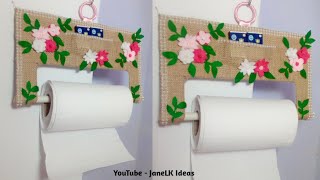 Diy PORTA PAPEL TOALLA DE COCINA fácil y económico [upl. by Atilam27]