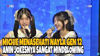 Ngakak Michie JKT48 menasehati Nayla gen 12 Anin JKT48 jokesnya sangat mindblowing [upl. by Bekaj]