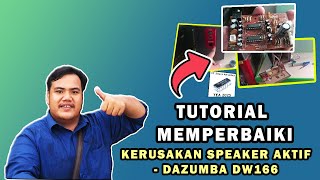 Fix pasti berhasil memperbaiki kerusakan speaker aktif bluetooth  Dazumba DW166 [upl. by Blanc]