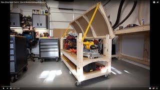 New Shop Build Part 6  How to Build a Rolling Workbench [upl. by Jarv]