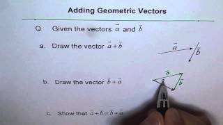 Triangle Law of Vector Addtion Q1 [upl. by Kayne]