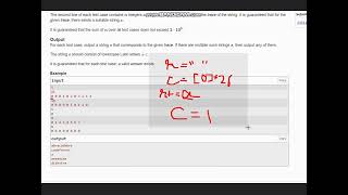 B Following the String  Codeforces Round 923 Div 3  Codeforces  Full solution with code [upl. by Ingaborg]