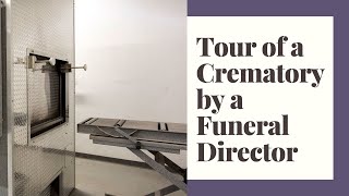 Tour of a crematory by a funeral director [upl. by Abie]