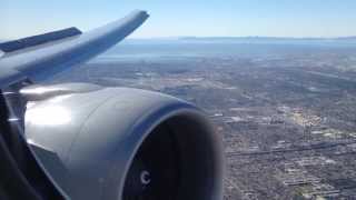 Scenic Landing of Boeing 777300ER in Los Angeles [upl. by Wager]