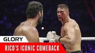 Rico Verhoevens ICONIC comeback Verhoeven vs Ben Saddik 3 FIGHT HIGHLIGHTS [upl. by Ahsinrad]