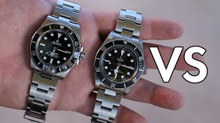 Tudor Monochrome VS Rolex Submariner  How close are they [upl. by Boles]