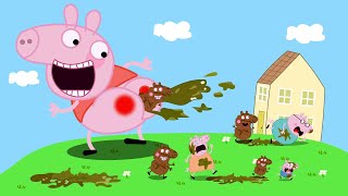 Peppa Dont Do That On The Mountain  Peppa Pig Funny Animation [upl. by Gnaoh]