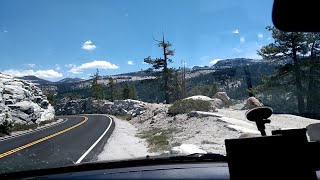 The most beautiful scenic drive in America  Tioga Pass Road in Yosemite National Park [upl. by Roter778]