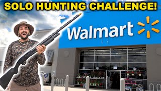 SOLO Walmart ONLY Hunting Challenge Catch Clean Cook [upl. by Ellennaj]