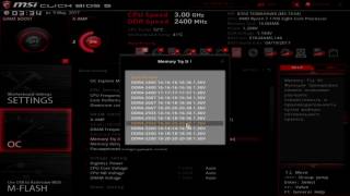 AMD Ryzen 7 1700  MSI B350 Tomahawk  Overclocking CPU and RAM  Test in Cinebench 15  Stress Test [upl. by Rafe786]