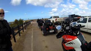 Catching the Ferry from Lucky Bay to Wallaroo in South Australia on my Dl1050XT Vstrom [upl. by Lindgren]