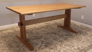 Making a Cherry Trestle Table [upl. by Iegres511]