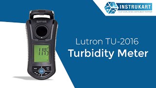 Lutron TU2016  Turbidity Meter [upl. by Keyek]